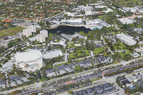 University of Miami Aerial Photo